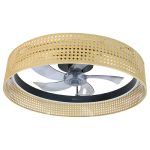 Ventilatori da soffitto con luce EnergySilence LampAero 600 Beige Design