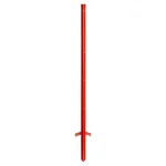 Palo in acciaio quadrato 25 × 25 mm, 115 cm, 10 pz.