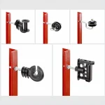 Palo in acciaio quadrato 25 × 25 mm, 115 cm, 10 pz. - immagine 12