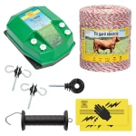 Kit di base recinto elettrico 1000 m, 4,5 Joule, per animali domestici :: 1000 m