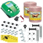Kit completo recinto elettrico, 2000 m, 4,5 Joule, 230 V, per animali domestici :: 2000 m