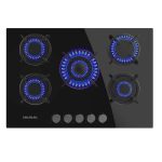 Piani di cottura a gas Bolero Squad G 5200S Glass Black - immagine 2