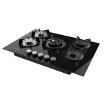 Piani di cottura a gas Bolero Squad G 5200S Glass Black - immagine 5