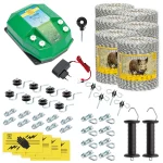 Kit completo recinto elettrico, 6000 m, 7,2 Joule, 230 V, per animali selvatici :: 6000 m