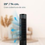 EnergySilence 690 Skyline Ventilatore a torre da 50 W e 29’’, con timer e oscillazione - immagine 4
