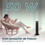 EnergySilence 690 Skyline Ventilatore a torre da 50 W e 29’’, con timer e oscillazione - immagine 5