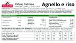 HOLISTIC NUTRITION ADULT DOG - AGNELLO E RISO CONFEZIONE:1,5 kg - immagine 2