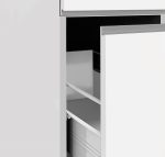 Set portaspezie e porta frigo SOLE Bianco laccato lucido / bianco opaco / report - immagine 4