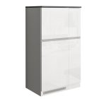 Set portaspezie e porta frigo SOLE Bianco laccato lucido / bianco opaco / report - immagine 6