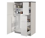 Set portaspezie e porta frigo SOLE Bianco laccato lucido / bianco opaco / report - immagine 7