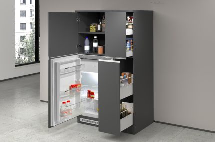 Set portaspezie e porta frigo SOLE Antracite opaco / Report