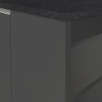 Isola SOLE con 2 ante e vani a giorno Antracite opaco / Report - immagine 3