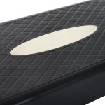Step Fitness per Aerobica con Altezza Regolabile 10-15 cm, 68x29cm Nero e Rosso - immagine 7