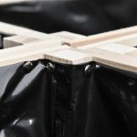 Letto per Orto Rialzato con 4 Vasi Portapiante da 50x30x60cm, in Legno Colore Naturale - immagine 9