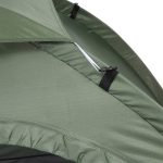 Tenda da Campeggio a Igloo con Porta a Cerniera, Zanzariera e Finestre a Rete, 206x152x110 cm, Verde - immagine 8