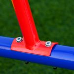 Altalena per Bambini Doppia a Bilico Girevole a 360° in Metallo e PP, Età 3-8 Anni, 182x77x63cm Multicolore - immagine 8