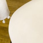 Set 2 Sedie da Salotto e Sala da Pranzo Imbottite, in Metallo e Tessuto Effetto Velluto Beige, 52x54x79 cm - immagine 8