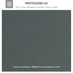 Copertura per Gazebo 4x3 m a 2 Livelli in Poliestere con Cinghie e 10 Fori di Drenaggio, Grigio Antracite - immagine 4