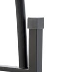 Archetto da Giardino per Piante Rampicanti e Decorazioni, Metallo Nero, 157x40x223cm - immagine 8