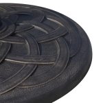 Base per Ombrellone in Resina 19kg con Decorazioni e Accoppiatore, Antiruggine, Φ54.5cm, Bronzo - immagine 9