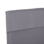 Cuscini da Esterno per Dondolo da Giardino 3 Posti con Lacci, 2 Pezzi da 130x45x5 cm, Grigio - immagine 6