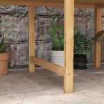 Orto Rialzato con 2 Fori di Drenaggio e Sacca in Tessuto non Tessuto, in Legno di Abete, 115x55x80 cm - immagine 7