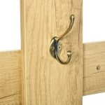 Set per Ingresso 3 in 1 con Appendiabiti a Muro, Specchio e Scarpiera con Panca in Legno - immagine 7