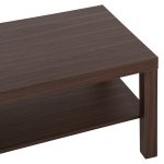 Tavolino da Salotto Rettangolare Classico con Ripiano Portaoggetti in Legno 90×45×44.5cm - immagine 9
