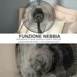 Ventilatore Nebulizzatore con Telecomando da 5m, Timer 12h e Oscillazione 70°, 3 Velocità, 3 Funzioni e Antizanzare, Tanica 3.1L, 90W, Ф44.5x135cm Nero - immagine 4