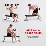 Manubrio Esagonale da 20kg in Acciaio e Gomma per Workout in Palestra, Casa e Ufficio, Nero - immagine 7