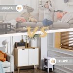 Mobile Multiuso Moderno in Truciolato e Legno di Pino con Ripiano Interno Regolabile su 3 Livelli, 77x35x77.5 cm - immagine 8