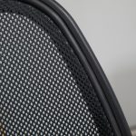 Sedia da Ufficio ad Altezza Regolabile con Braccioli, Rotelle e Seduta Imbottita, 60x56x110-132 cm, Nera - immagine 8