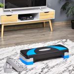 Stepper Fitness per Aerobica Regolabile su 3 Altezze da 10-15-20 cm, Blu e Nero - immagine 7