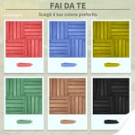 Piastrelle per Esterni Pavimento in Legno, Set 27 Pezzi Montaggio a Incastro, 30x30x2.5 cm - immagine 8
