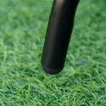Tavolino da Giardino Rotondo con Ripiano in Vetro e Struttura in Metallo, Φ50x55cm, Nero - immagine 7
