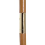 Ombrellone da Giardino 2.5x2.3m a 6 Stecche, in Legno e Poliestere, Verde Scuro - immagine 8