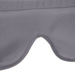 Cuscini da Esterno per Dondolo da Giardino 3 Posti con Lacci, 2 Pezzi da 130x45x5 cm, Grigio - immagine 9