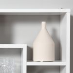 Pensile Libreria da Parete Sospesa 8 Vani in 3 Diverse Dimensioni, Mensola da Muro Design Antiribaltamento Pannelli di Truciolare Bianco 85x14.5x47.5cm Capacità: 20kg - immagine 6