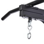 Staffa di supporto per sacco da boxe con barra per trazioni, 93x47x51cm, Nero - immagine 7