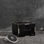 Box Jump Pliometrico a 3 Altezze in Legno Antiscivolo, 61-51-41cm, Nero - immagine 2