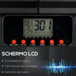 Bersaglio Freccette Elettronico in PP con 6 Freccette e Monitor LCD, 83x45x4 cm, Rosso e Nero - immagine 5