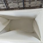 Cesta Contenitore da Giardino e Casa in Rattan con Tessuto Interno, 57x34x62cm, Grigio - immagine 8