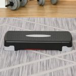 Step Fitness per Aerobica con Altezza Regolabile 10-15 cm, 68x29cm Nero e Rosso - immagine 2