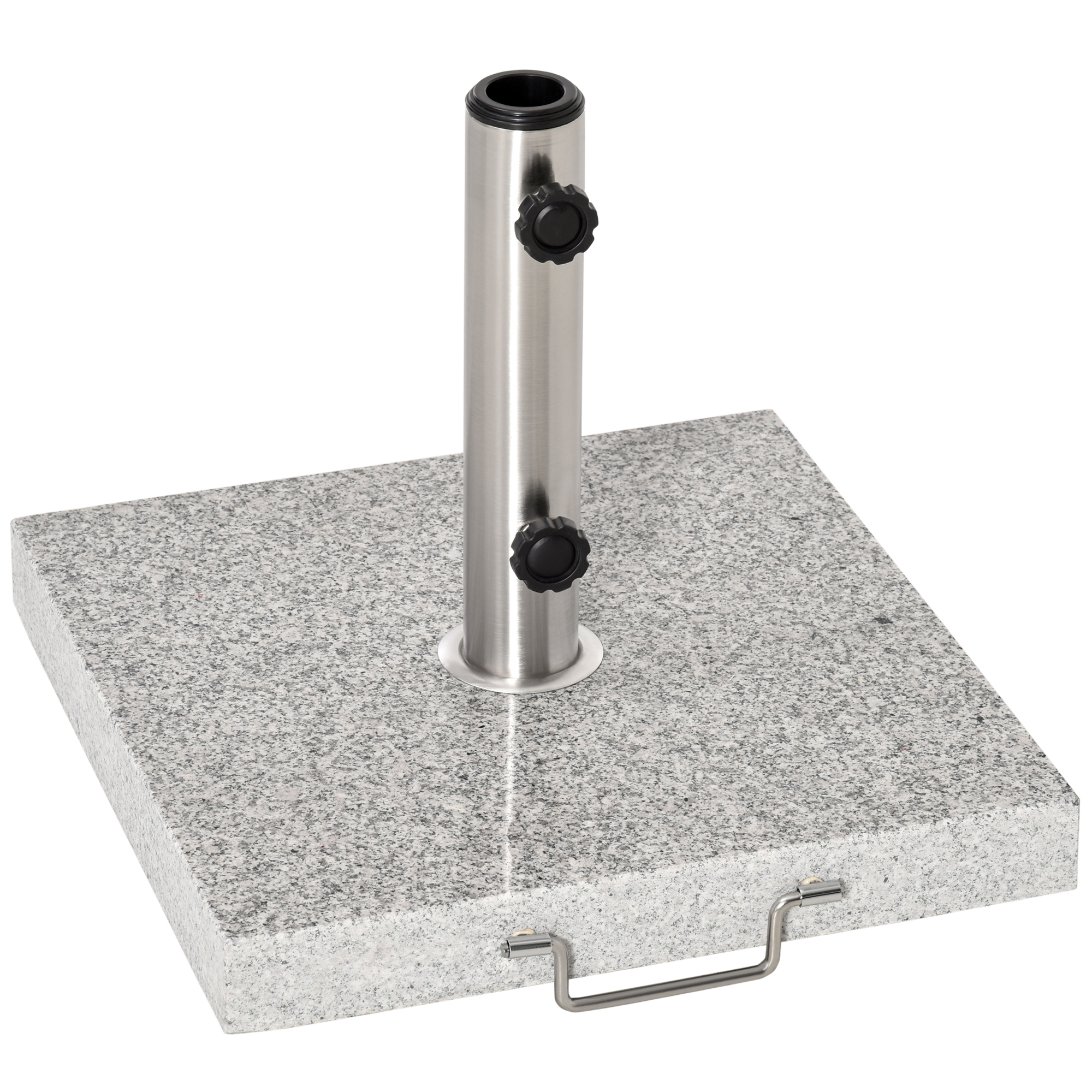 ucr2c11949479143f.jpg Supporto Base Per Ombrellone da Giardino in Marmo Peso 25kg 40×40×36cm - immagine 1