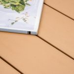 Tavolo da Giardino per 6 Persone in Alluminio e Plastica, Nero e Color Legno - immagine 8