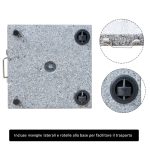Supporto Base Per Ombrellone da Giardino in Marmo Peso 25kg 40×40×36cm - immagine 7