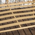 Salotto da Giardino in Rattan Stile Boho con Divano 2 Posti, 2 Poltrone e Tavolino con Vetro - immagine 8