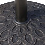 Base per Ombrellone 12kg in Resina Φ48.5x34cm per Pali 38-48mm Bronzo - immagine 9