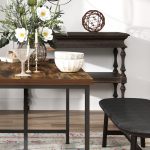 Tavolo da Pranzo per 6 Persone Stile Industriale in Legno e Acciaio, 150x80x75 cm, Marrone - immagine 9