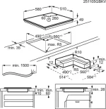 Aeg TO64IA0AIT serie 5000 piano cottura a induzione, cm. 60, 4 zone, Hob²Hood, Funzione Power, vetroceramica nero opaco, SaphirMatt - immagine 8